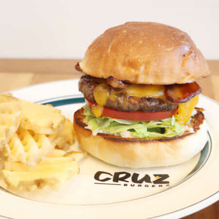 [BCB]ベーコンチーズバーガー / Bacon ＆ Cheese Burger（ポテト付き）