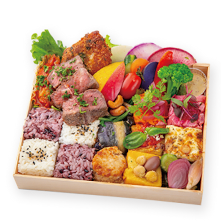シェフおすすめの五感が喜ぶ宝箱弁当/4個～